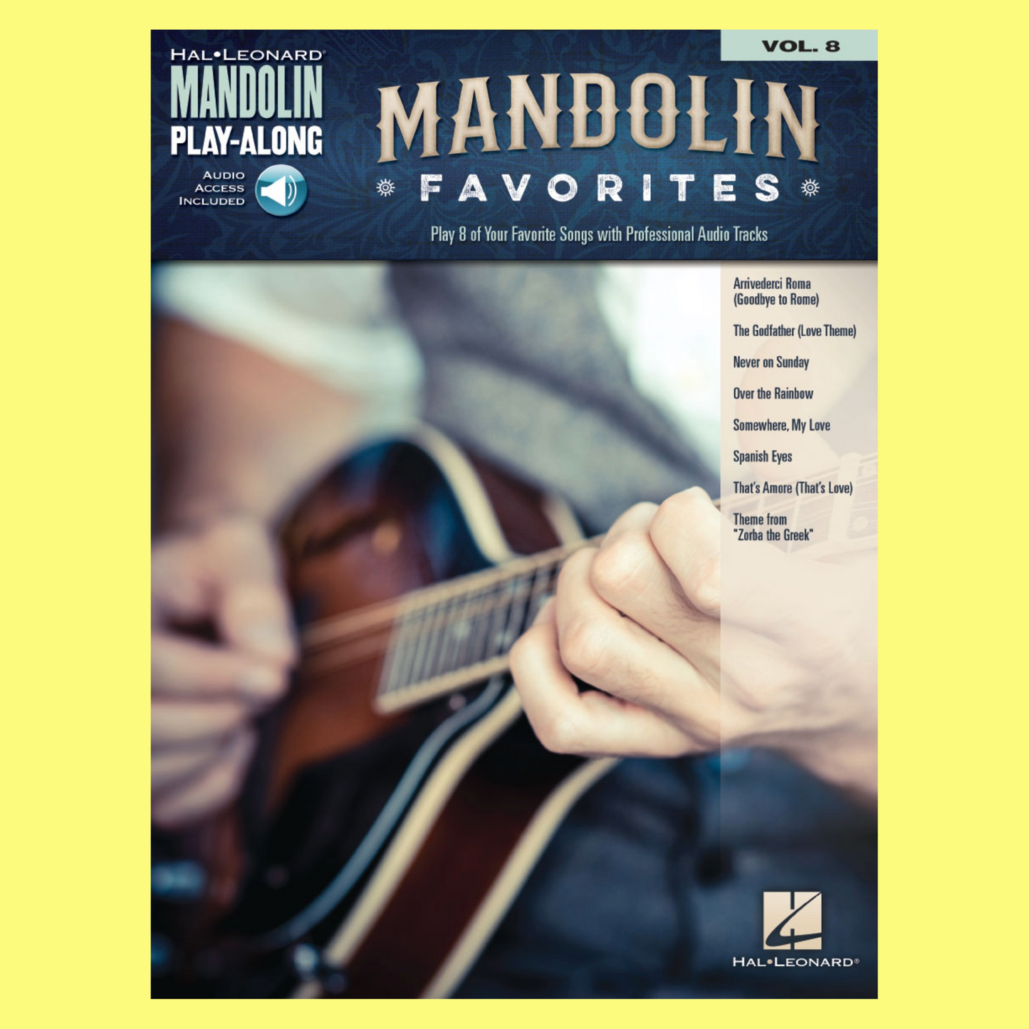 Mandolin Favorites Playalong V8 Bk/Ola