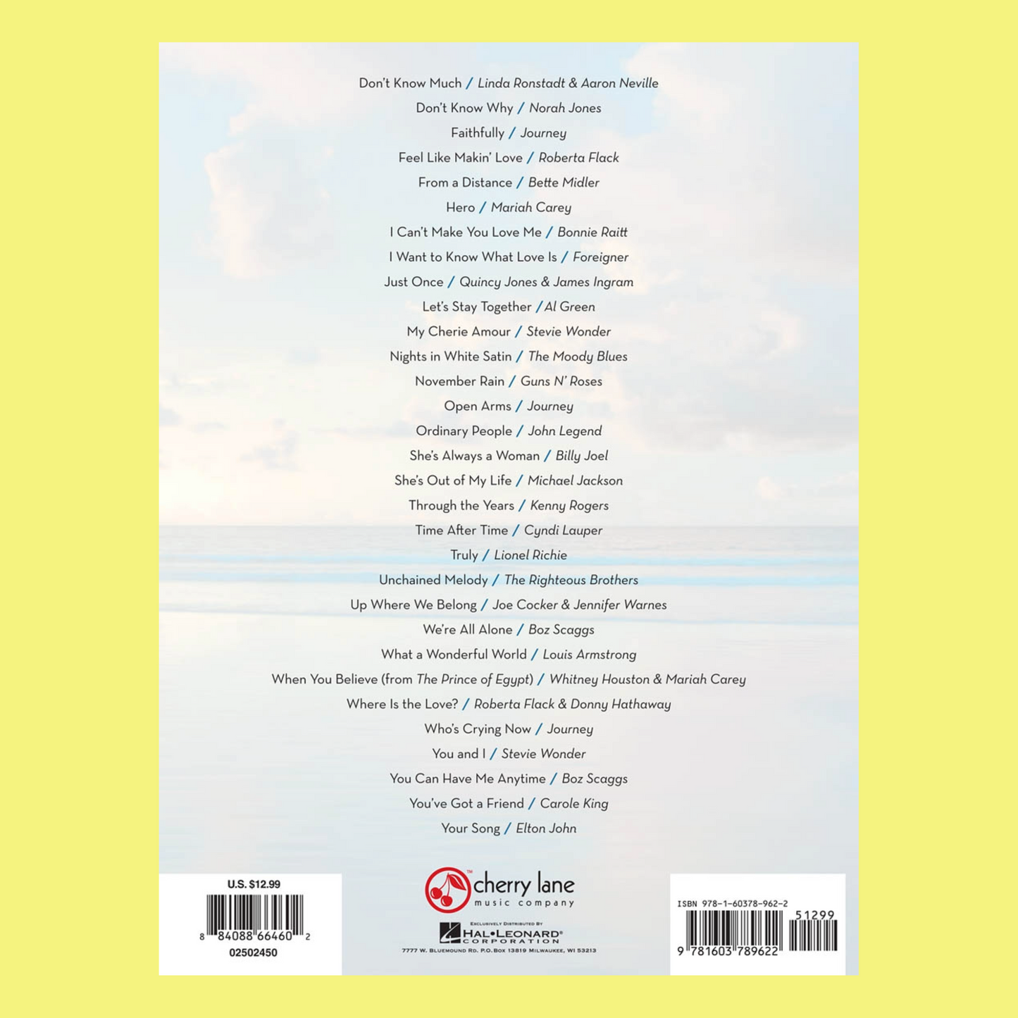 Beautiful Pop Ballads For Easy Piano