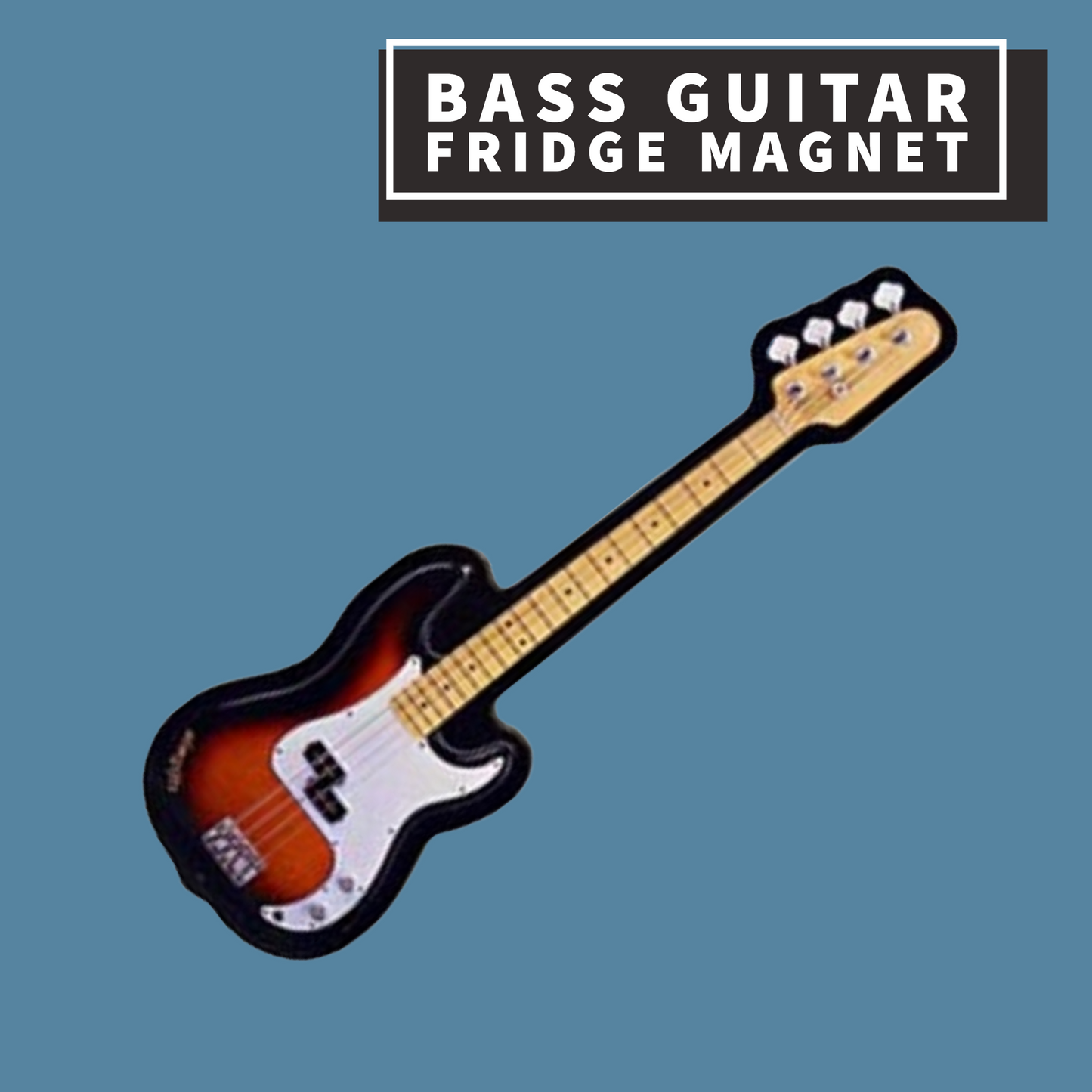 Bass Guitar Fridge Magnet