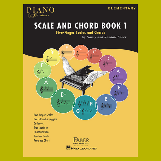 Faber Piano Adventures: Scale And Chord Book 1 & Keyboard