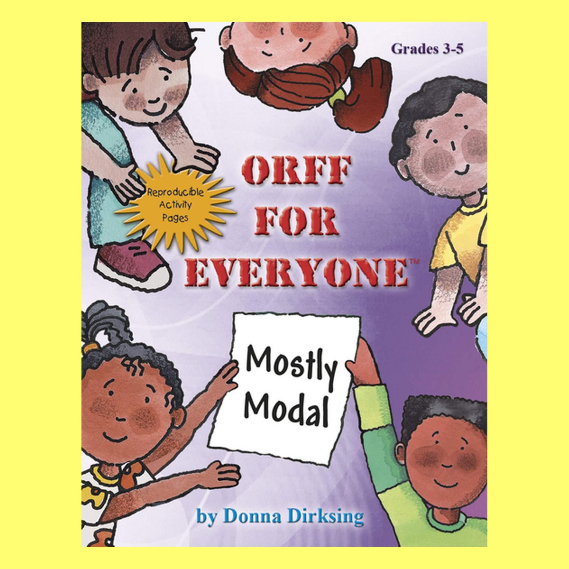 Orff For Everyone Mostly Modal Book with Reproducible Pages