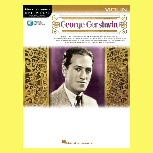 George Gershwin For Violin Play Along Book/Ola