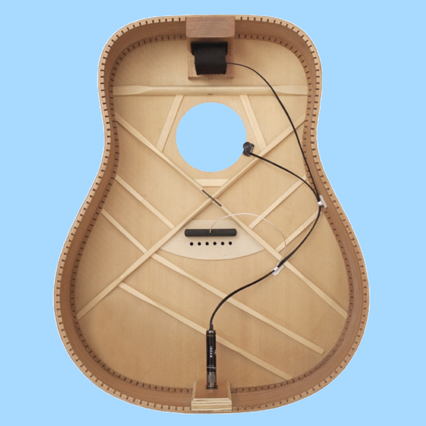 LR Baggs LRBIBAS-C iBeam Bridge Plate Active Pickup System for Nylon String Guitar