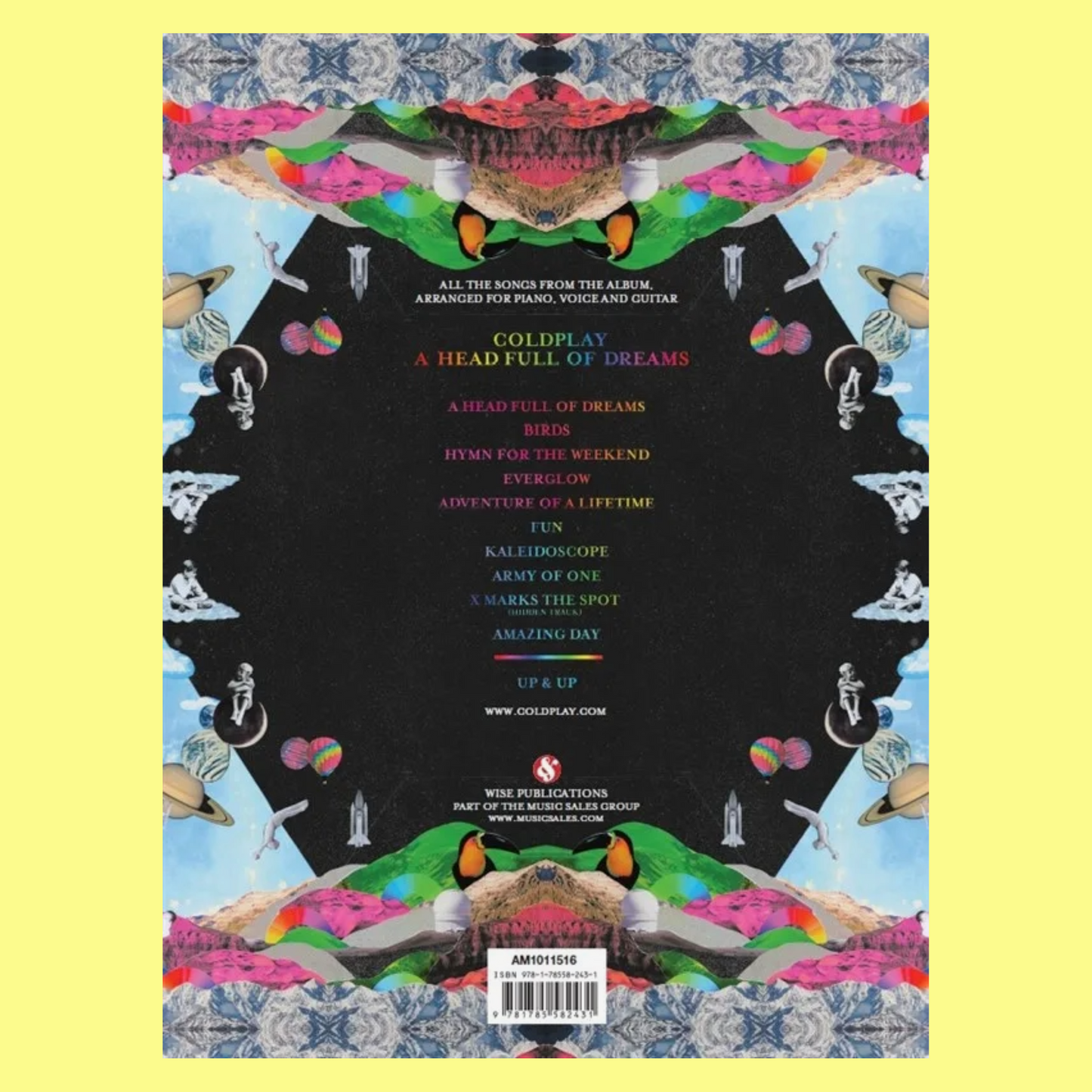Coldplay - A Head Full Of Dreams - Piano/Vocal/Guitar Songbook