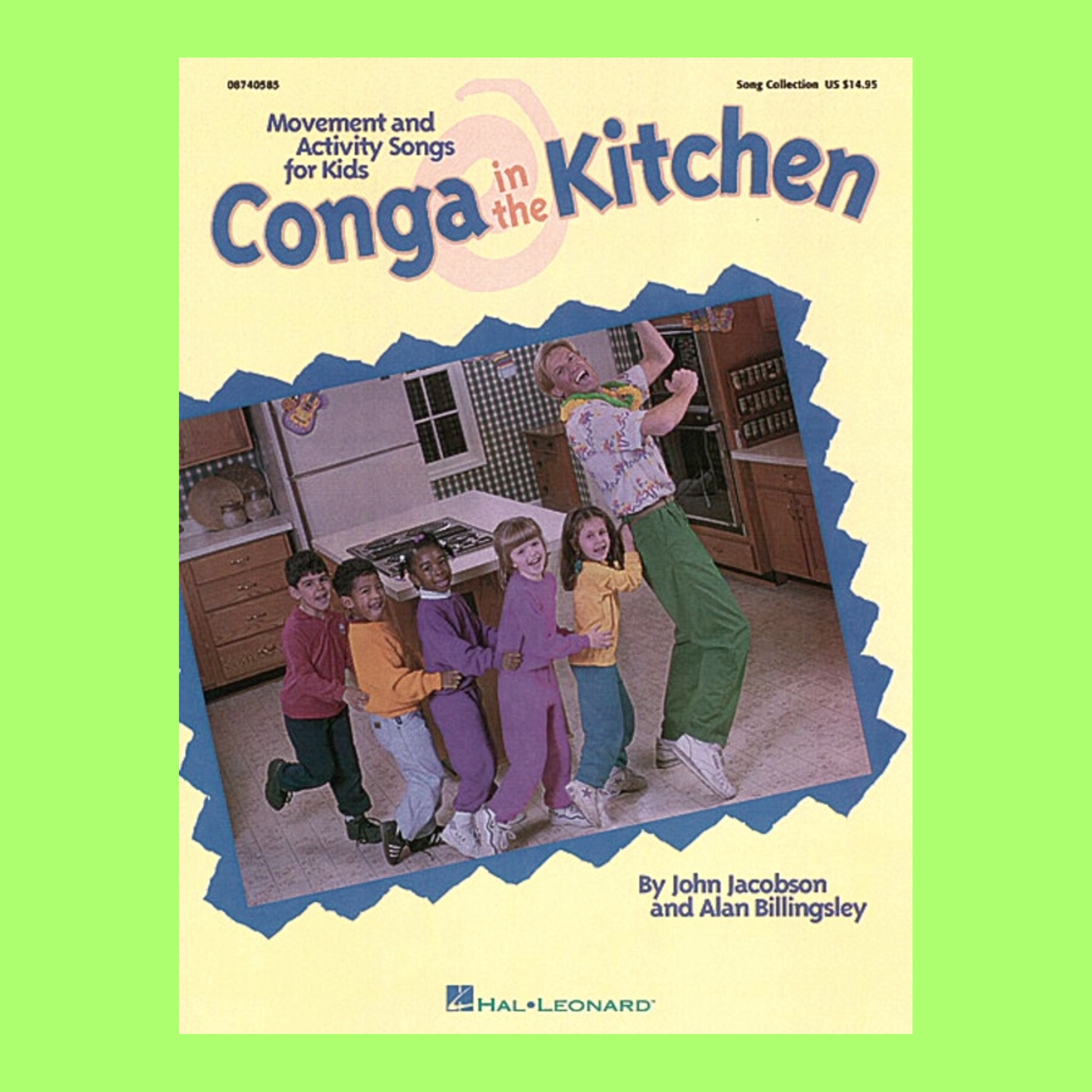 Conga In The Kitchen Book - Movement & Activity Songs for Kids