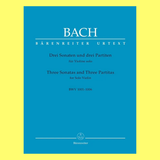 JS Bach - 3 Sonatas And 3 Partitas BWV 1001-1006 Violin Book