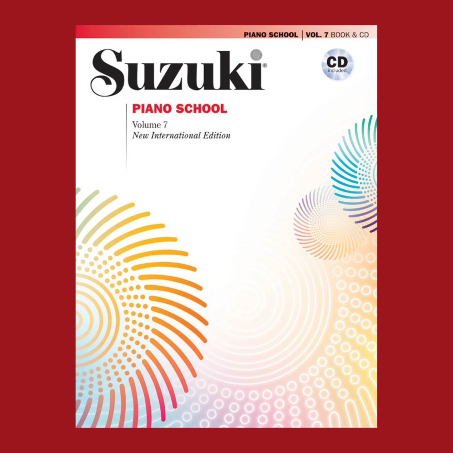 Suzuki Piano School - Volume 7 Book/Cd (International Edition)
