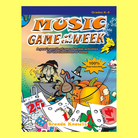 Music Game Of The Week - 52 Classroom Puzzles, Worksheets and Activities