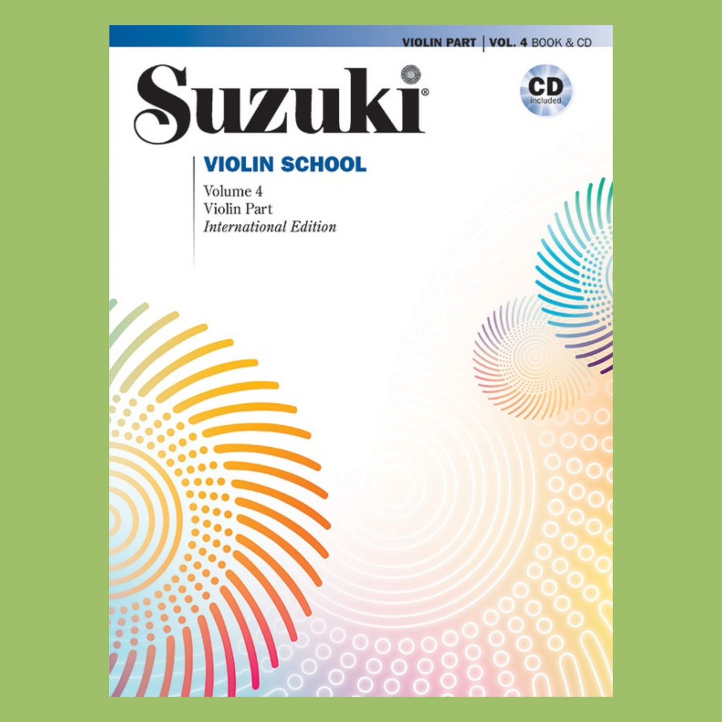 Suzuki Violin School - Volume 4 Violin Part Book/Cd
