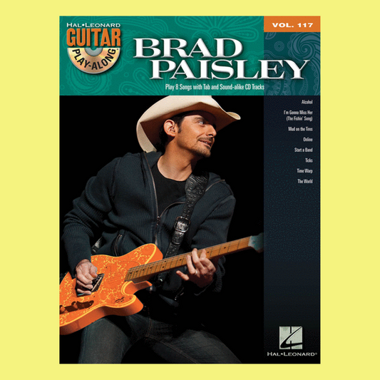 Brad Paisley - Guitar Play Along Volume 117 Book/Cd