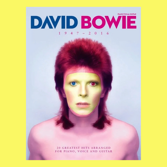 David Bowie 1947-2016 Commemorative Piano Vocal Guitar Songbook