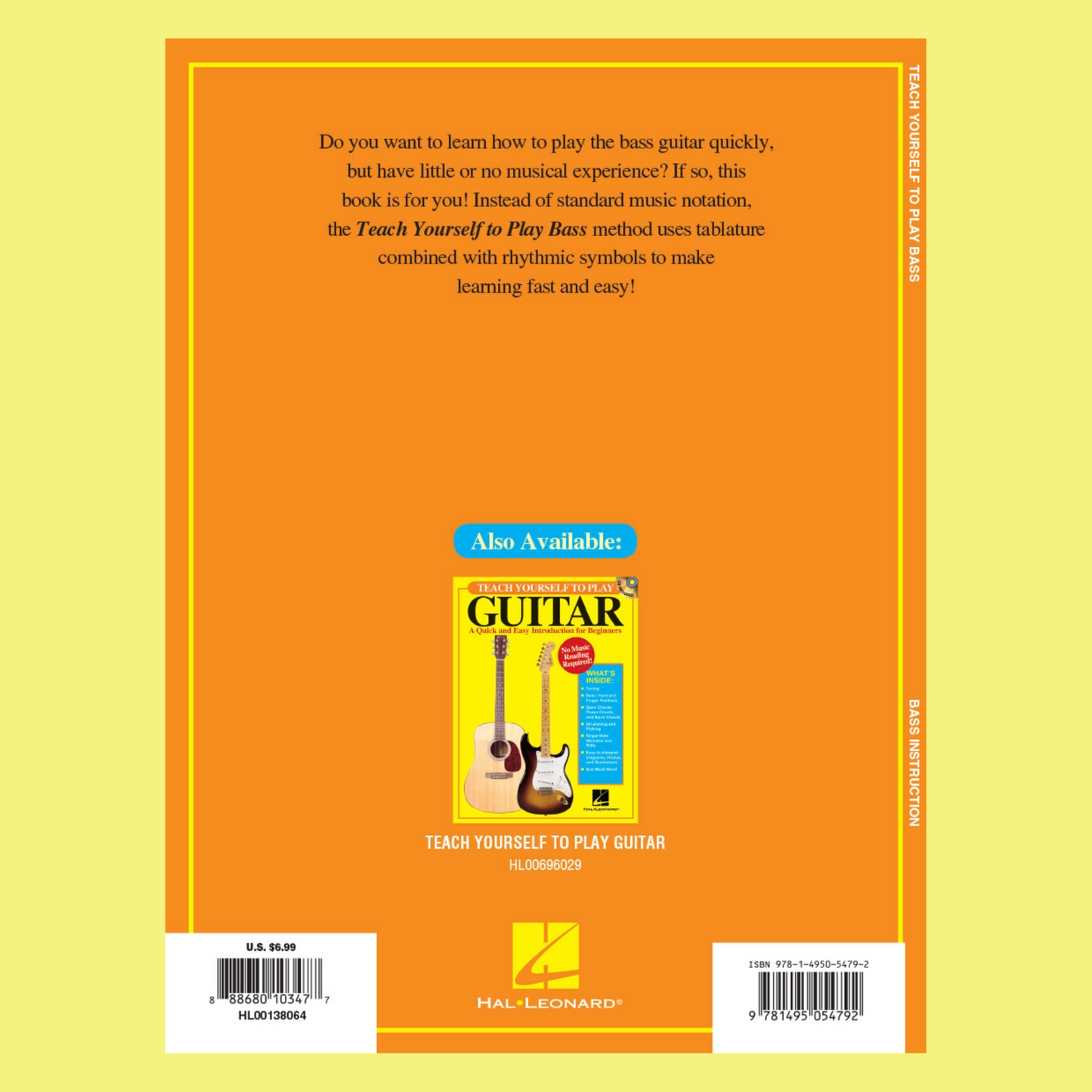 Teach Yourself To Play Bass Book