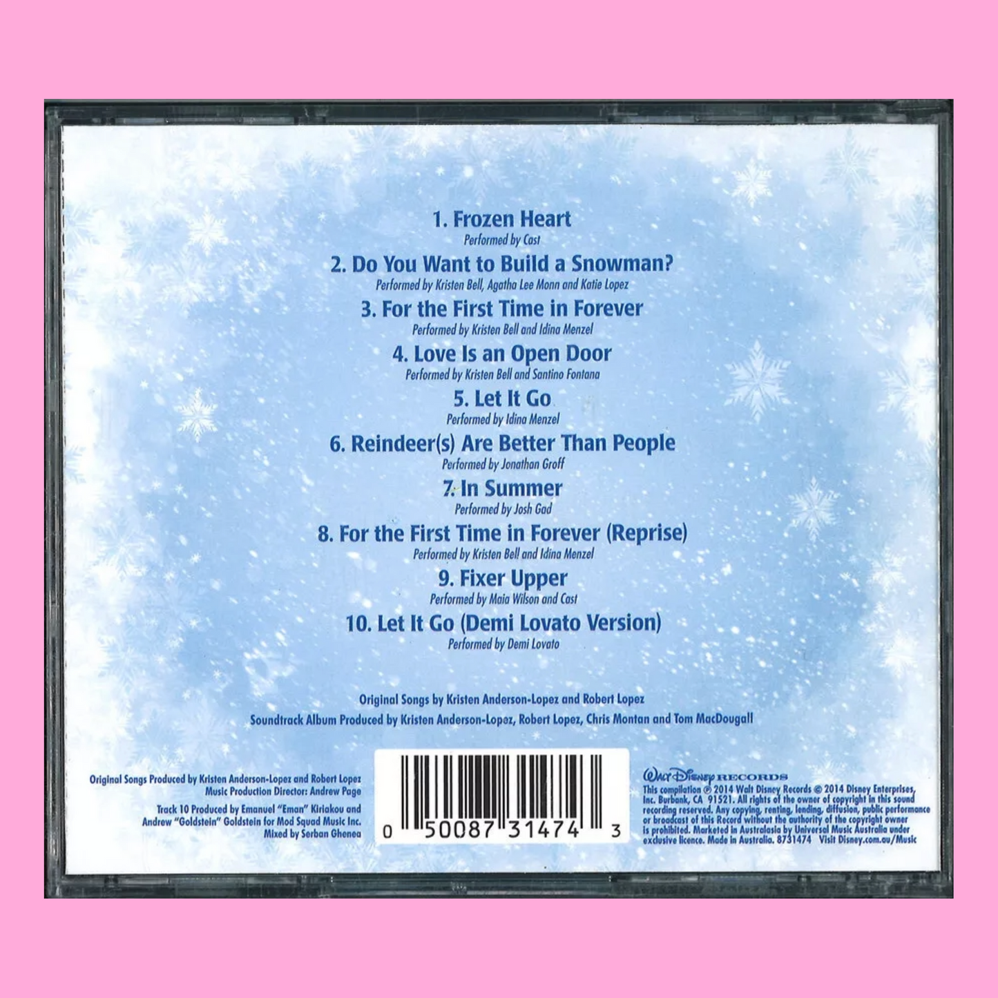 Soundtrack - Frozen - The Songs CD