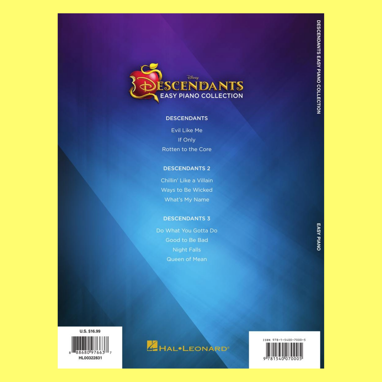 The Descendants - Easy Piano Collection Book