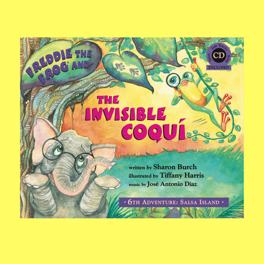 Freddie the Frog and the Invisible Coqui Hardcover Book/Cd