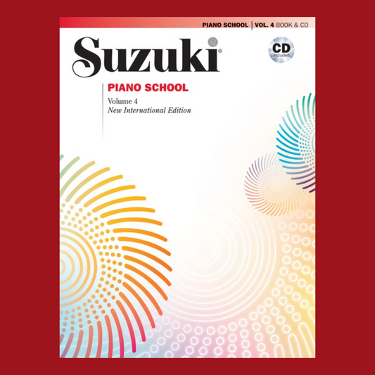 Suzuki Piano School - Volume 4 Book and Cd (International Edition)