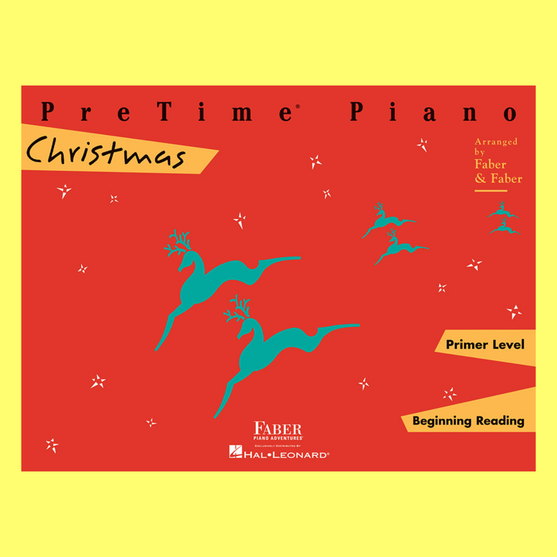 Faber Piano Adventures: Pretime Piano Christmas Primer Level Book
