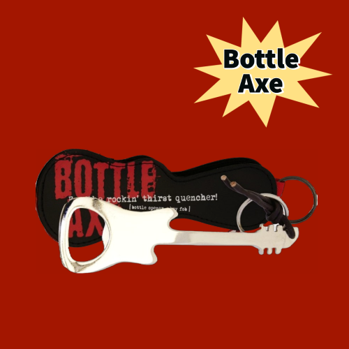 Bottle Axe: Bottle Opener/Key Chain (Silver)
