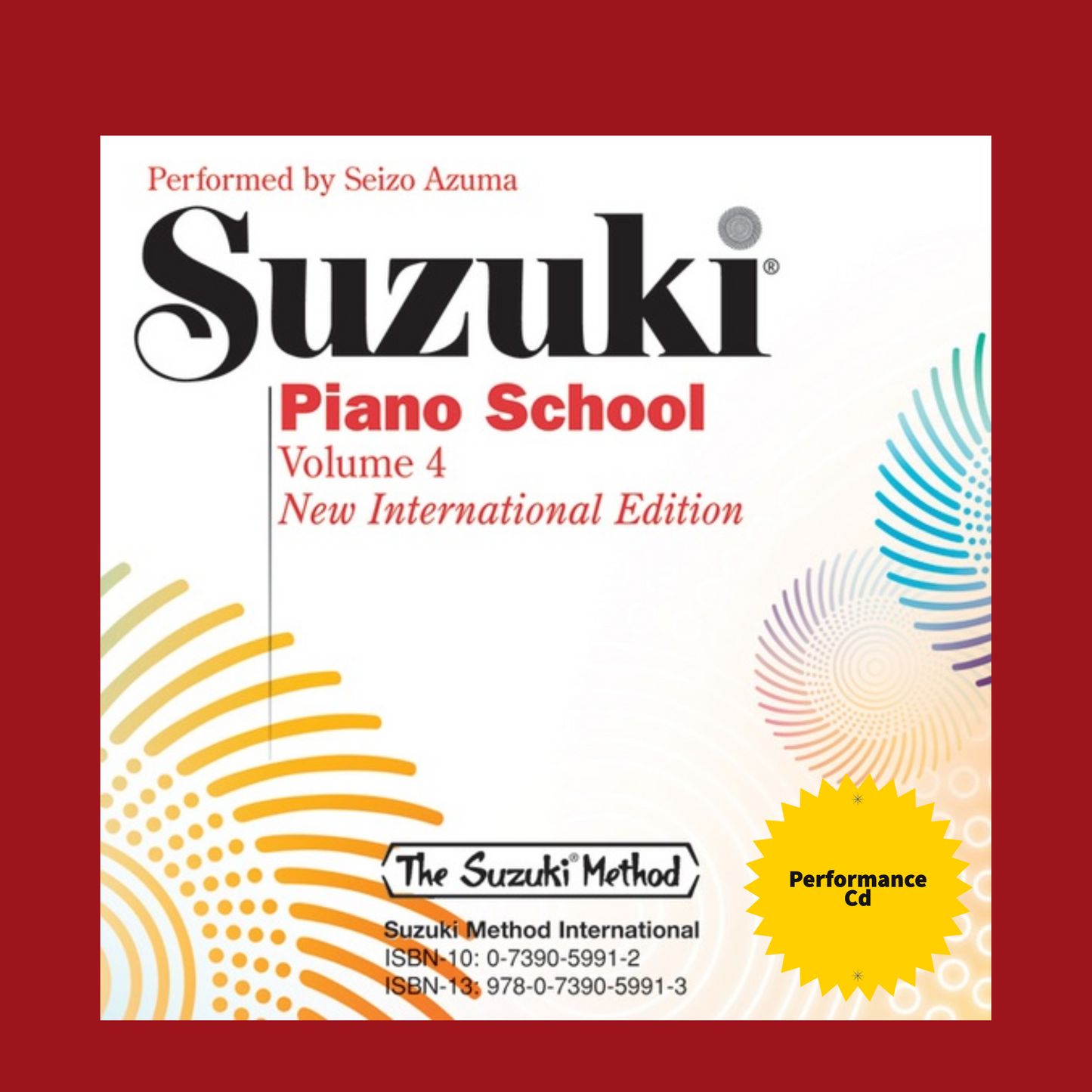 Suzuki Piano School - Volume 4 Cd