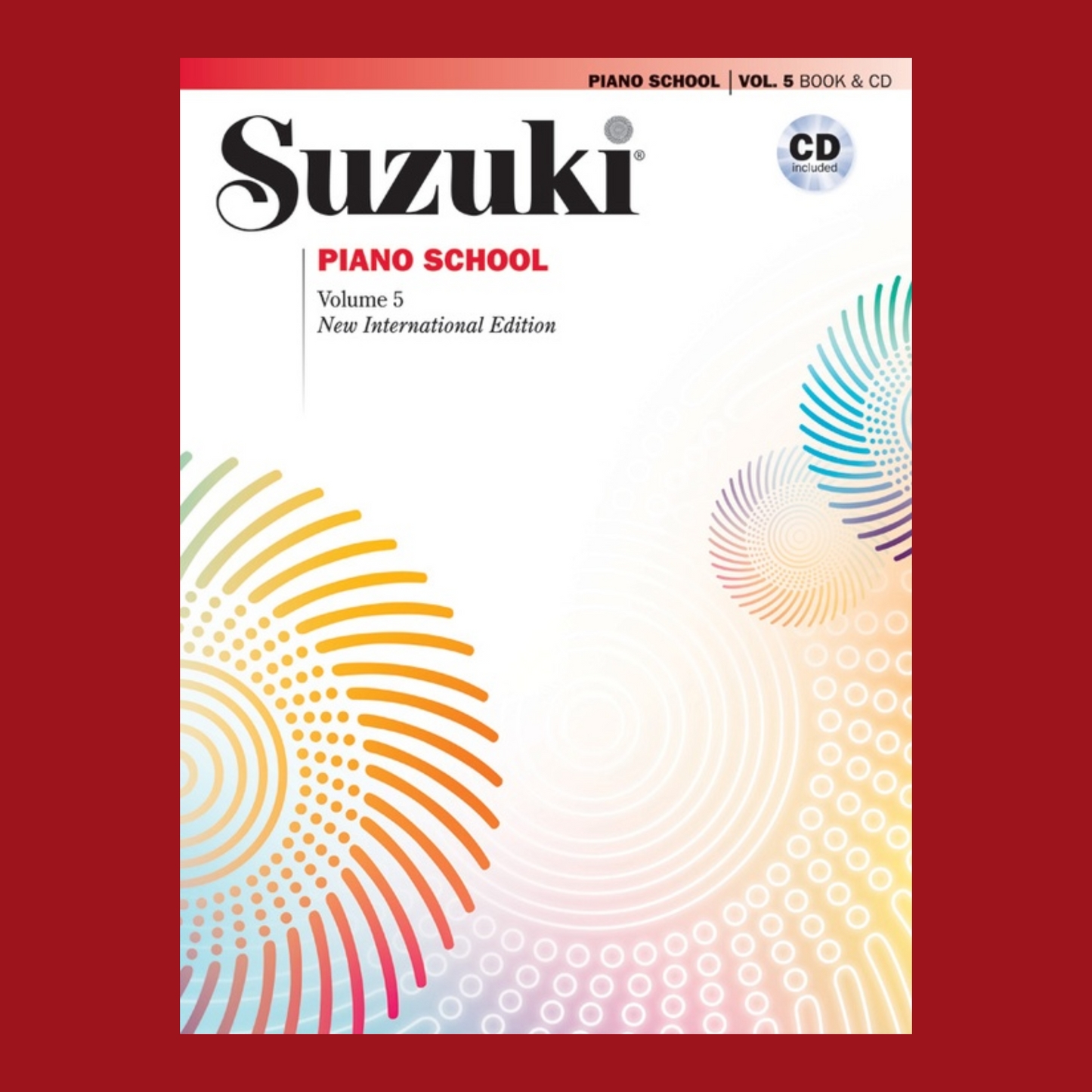 Suzuki Piano School - Volume 5 Book/Cd (International Edition)