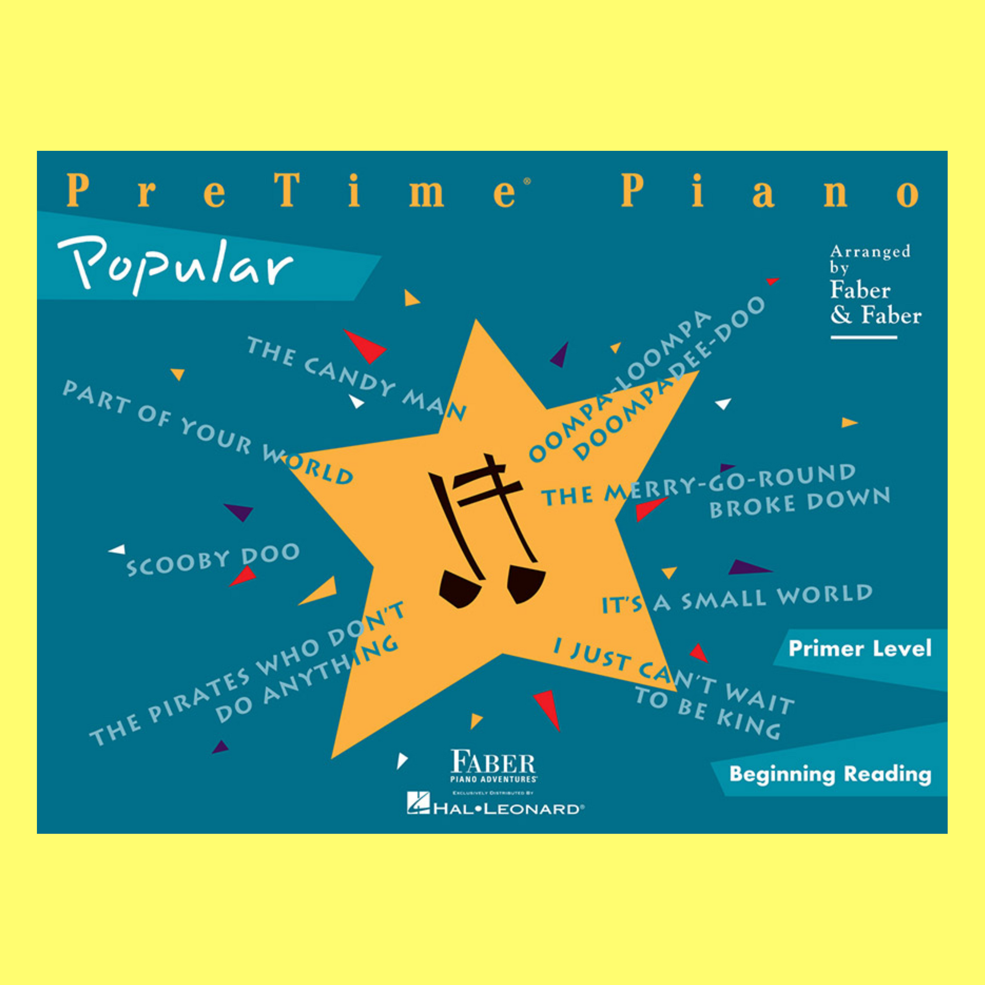 Faber's Pre Time Piano Popular Primer Level Book (Returning into Stock by 18 November)