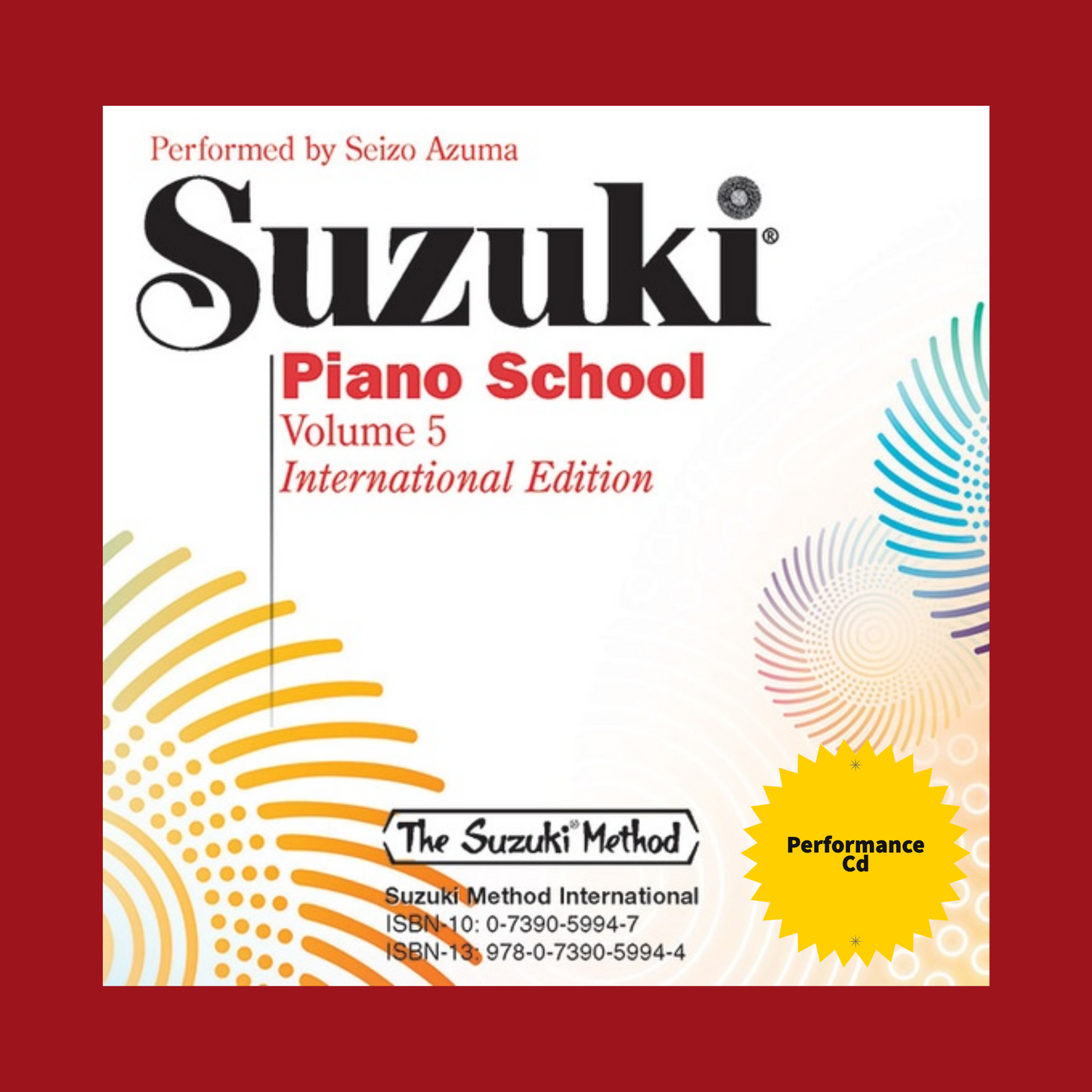 Suzuki Piano School - Volume 5 Cd