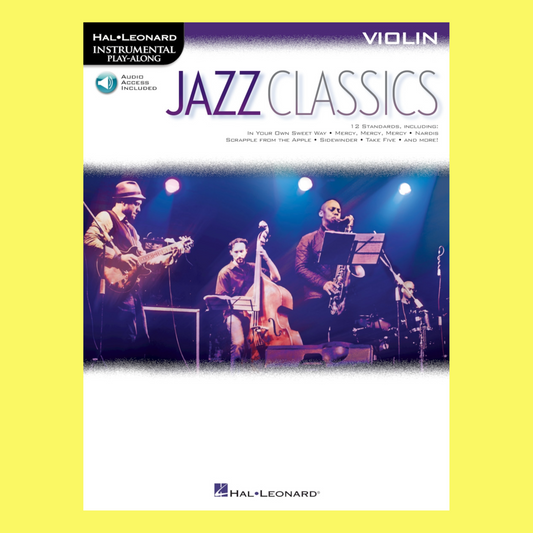 Jazz Classics For Violin Play Along Book/Ola