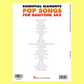 Essential Elements - Pop Songs For Baritone Saxophone Book