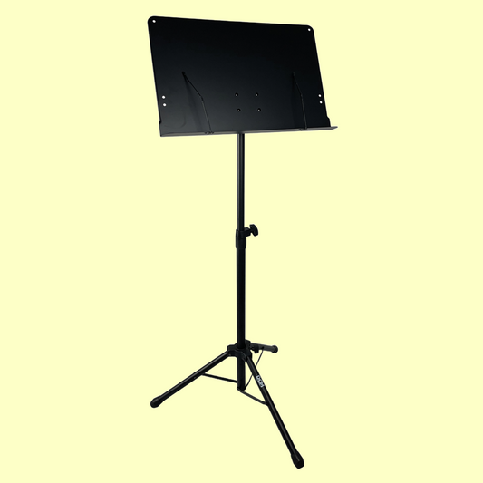 DCM BS501 Orchestral Music Stand Black with Flat Desk (Tripod Base)