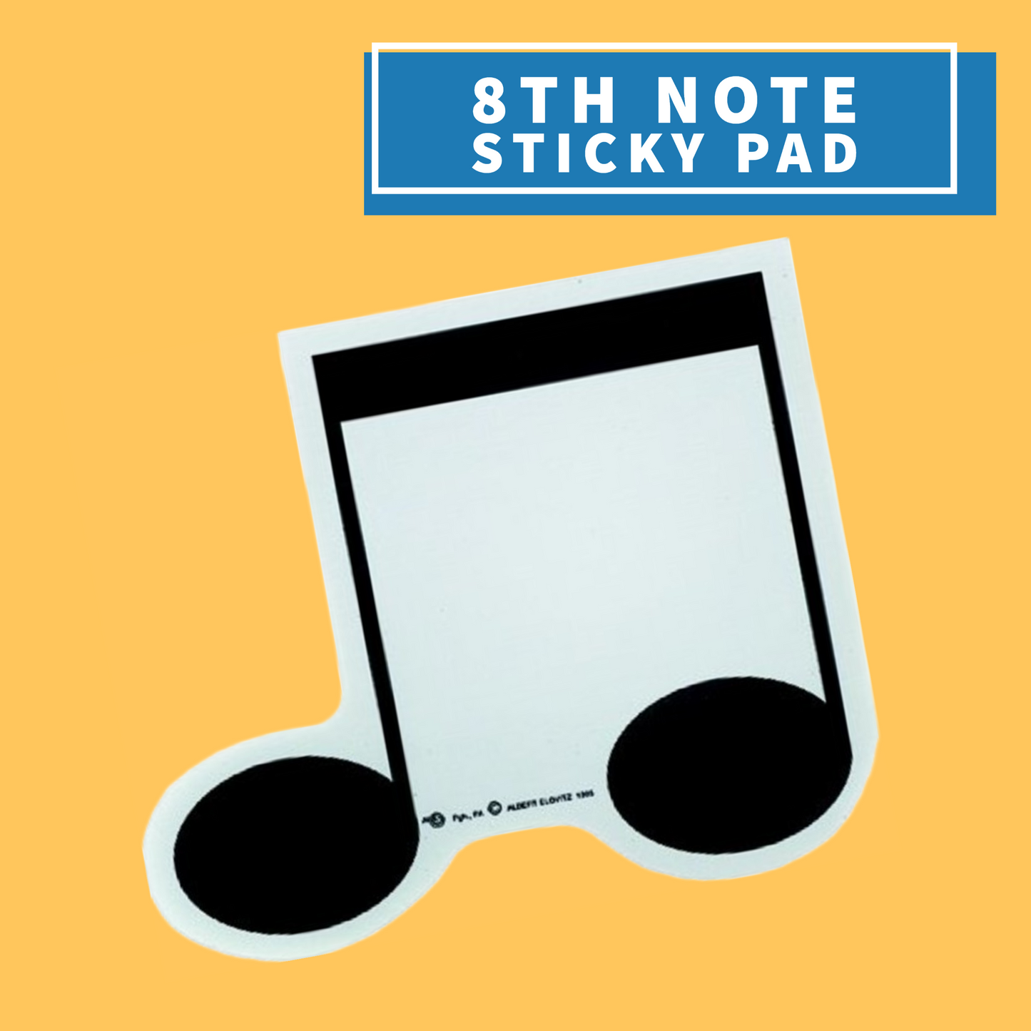 8th Note Sticky Pad