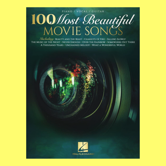 100 Most Beautiful Movie Songs Piano/Vocal/Guitar Book