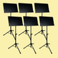 DCM BS501 Orchestral Music Stand Black with Flat Desk (6 Stand Pack)