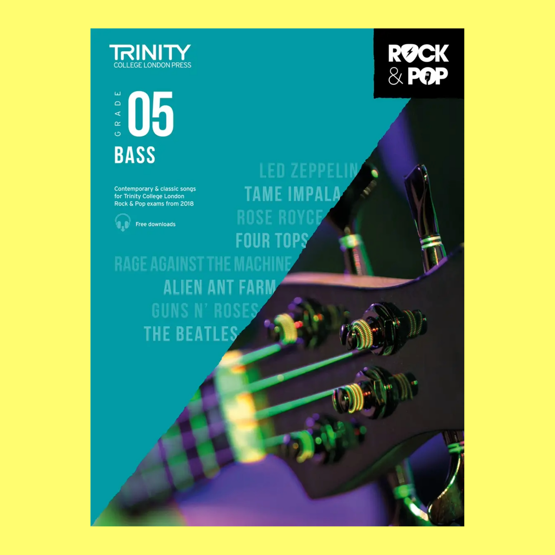 Trinity Rock & Pop Bass Grade 5 Book (2018)
