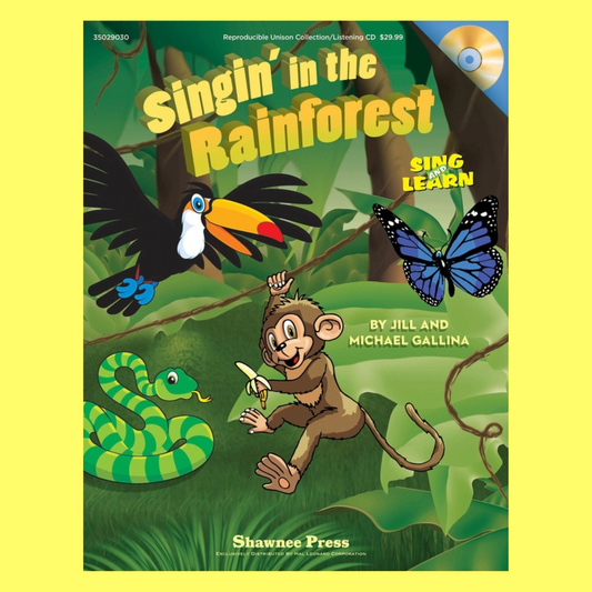 Singin' In The Rainforest Grade 1 - Classroom Reproducible Book/Cd