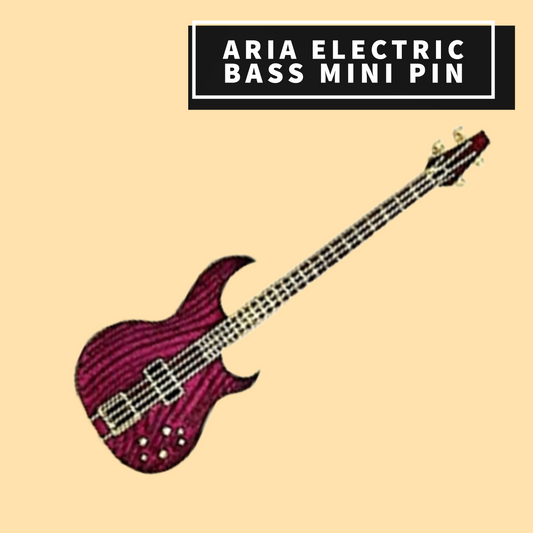 Aria Electric Bass Mini Pin Giftware