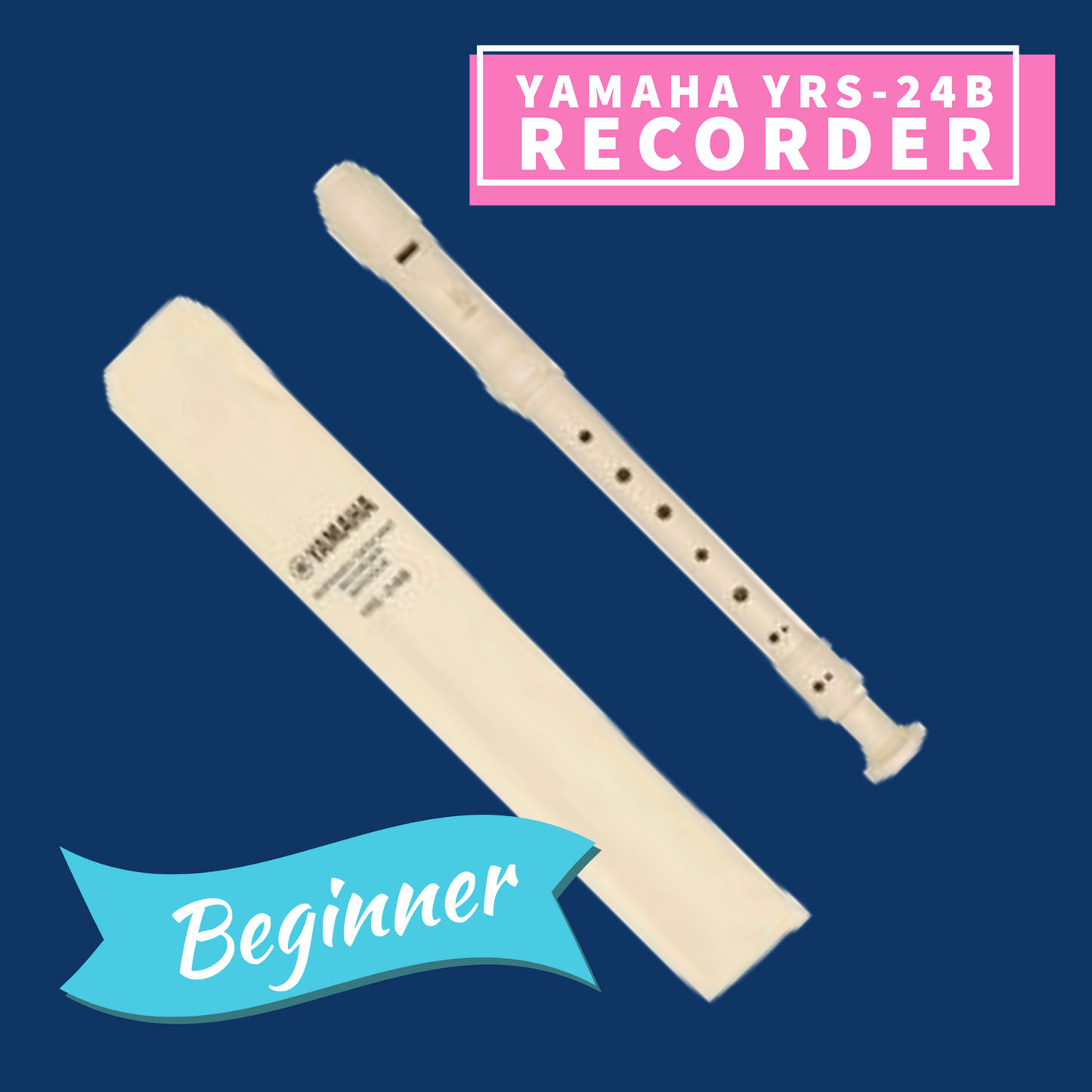 Yamaha YRS-24B Abs Resin Recorder (50 Pack of Student Recorders)