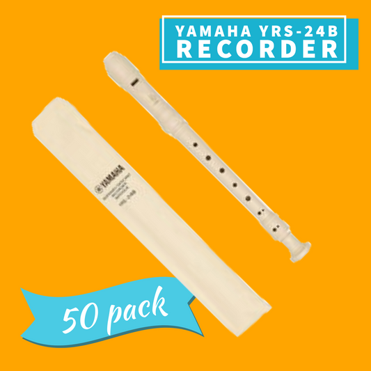 Yamaha YRS-24B Abs Resin Recorder (50 Pack of Student Recorders)