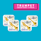 Trumpet Coasters - Pack Of 4