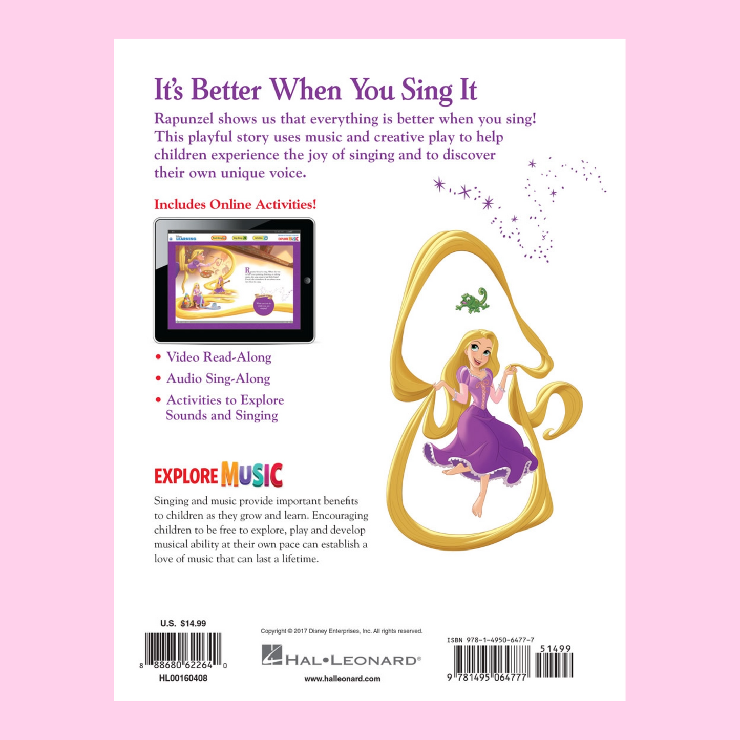 Tangled - It's Better When You Sing It, A Musical Exploration Hardcover Book/Olm