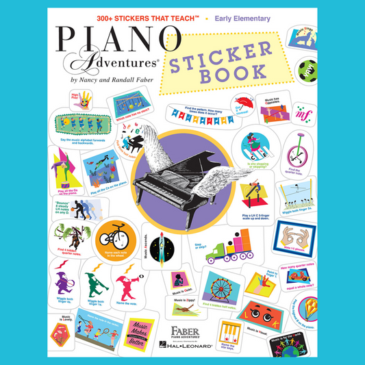 Piano Adventures: Sticker Book (300 Stickers)