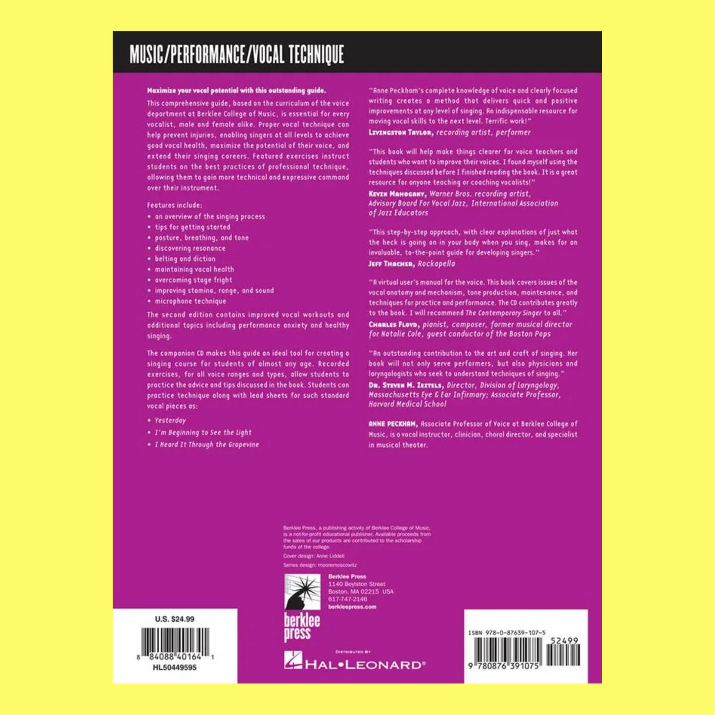 The Contemporary Singer Book/Ola (2nd Edition)