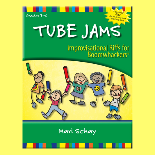 Tube Jams Book - Improvisational Riffs For Boomwackers with Reproducible Sheets