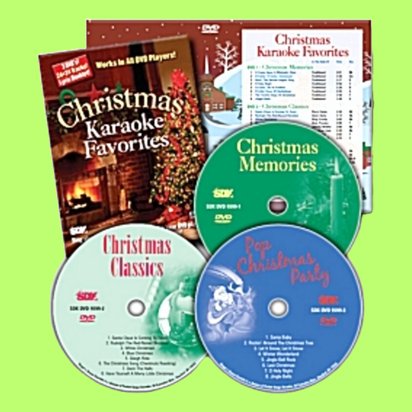 Sdk Christmas Karaoke Favourites 3Dvd Pack