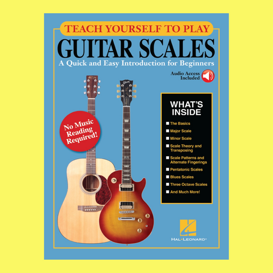 Teach Yourself To Play Guitar Scales Book/Ola