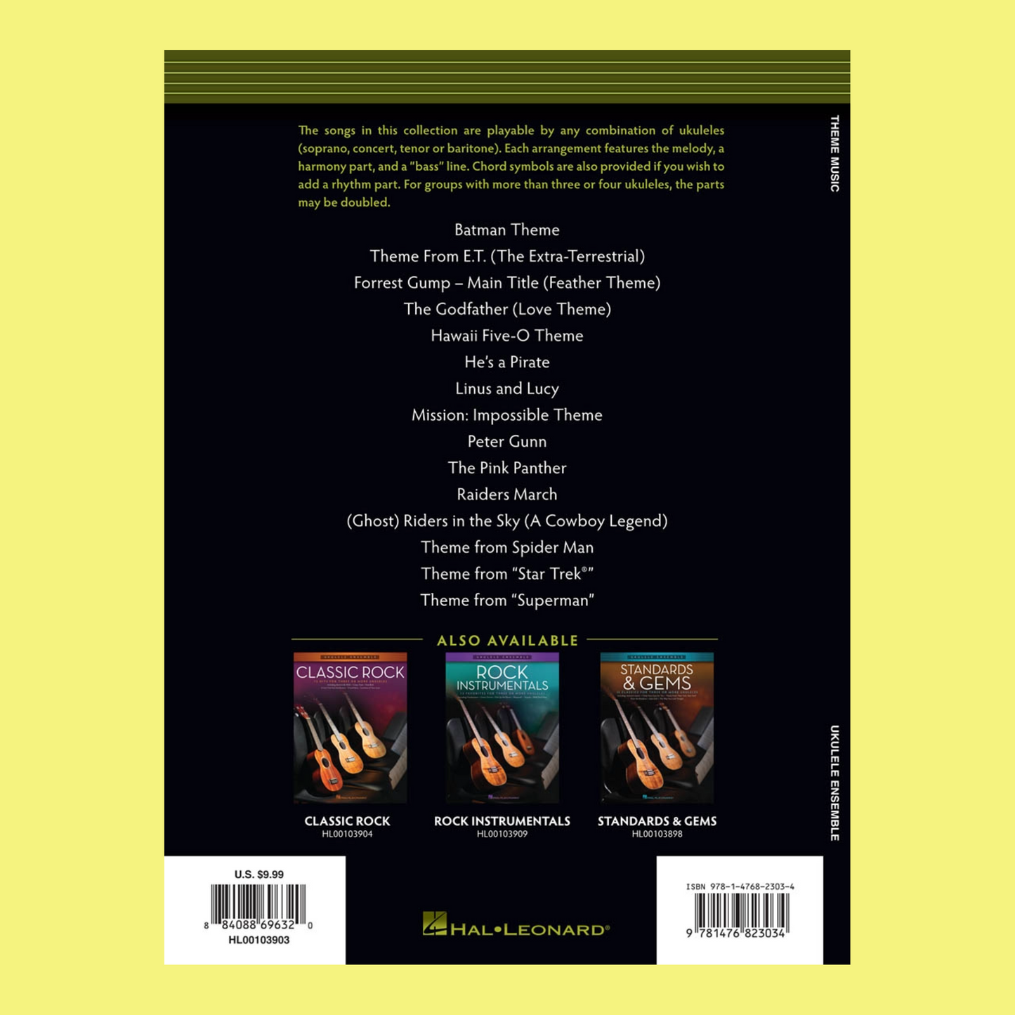 Theme Music Ukulele Ensemble Early Intermediate