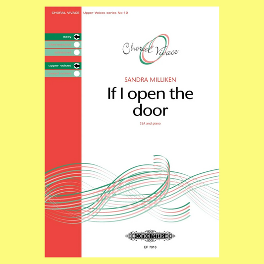 If I Open The Door - Soprano/Alto (SSA) with Piano Accompaniment Sheet Music