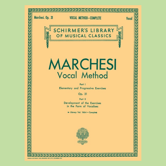 Marchesi - Vocal Method Op 31 Complete Book
