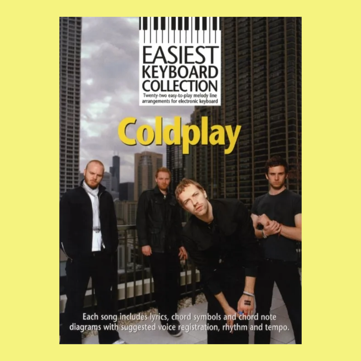 Coldplay - Easiest Keyboard Collection Songbook