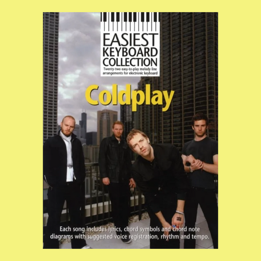 Coldplay - Easiest Keyboard Collection Songbook
