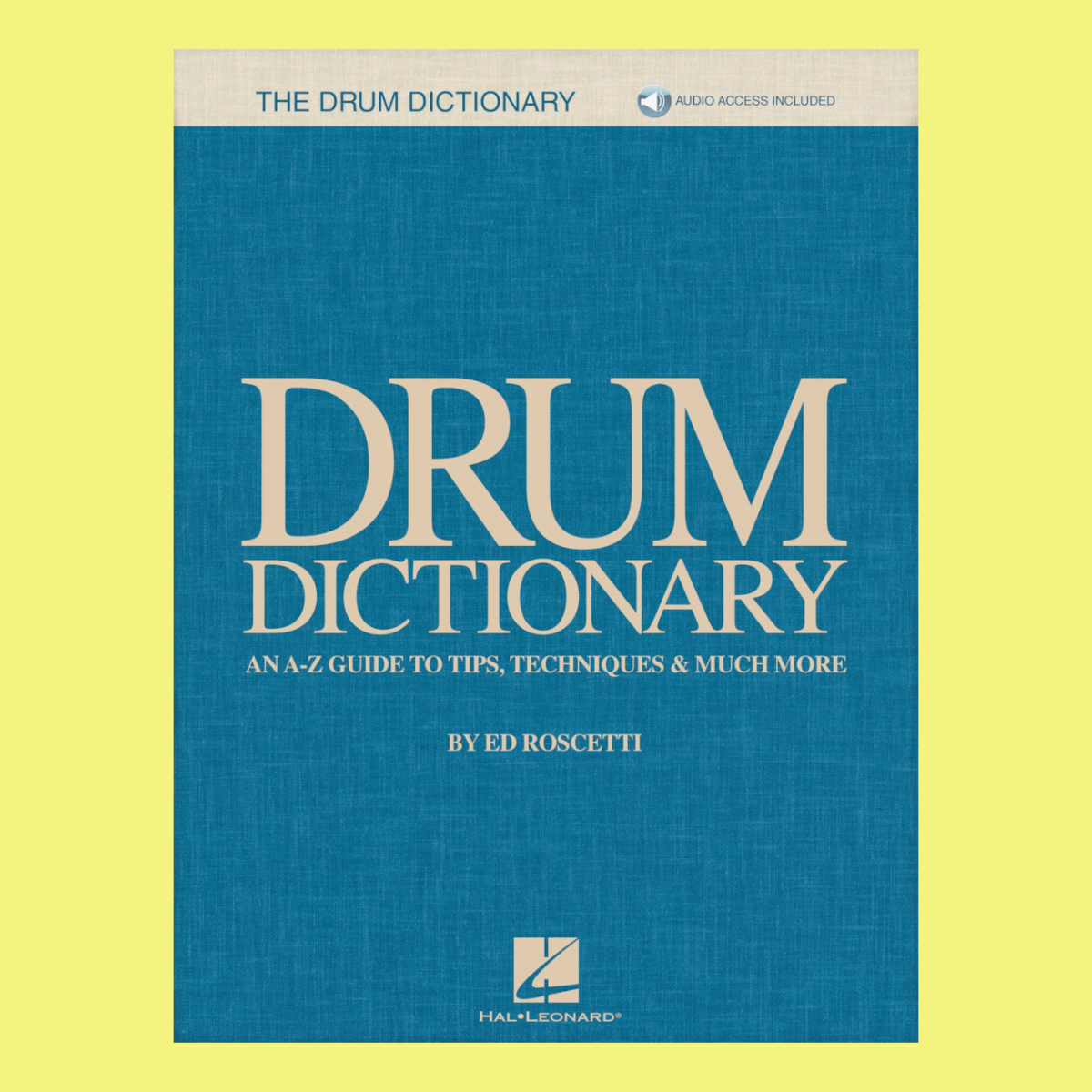 Drum Dictionary - A-Z Guide to Tips and Techniques Book/Ola